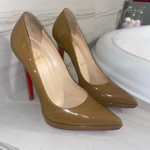 Tan Christian Louboutins size 36!